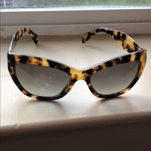 Prada tortoise shell sunglasses